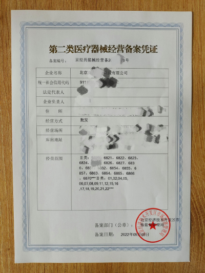 在南宁，公司办理二类医疗器械许可证要花多少钱？