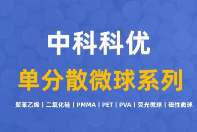 单分散微球的种类和应用领域。