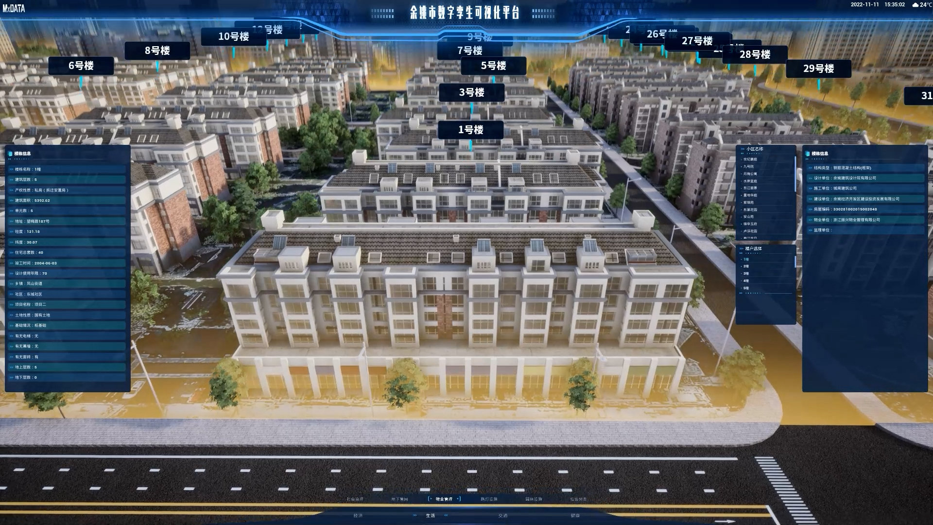 Yuyao Digital Twin City Management Platform