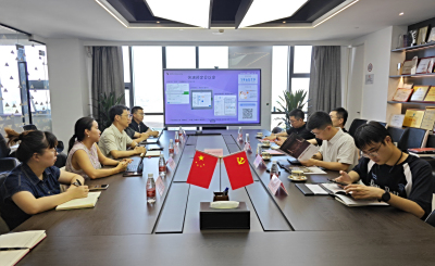 市经信局人工智能场景应用处领导调研美象信息人工智能发展情况